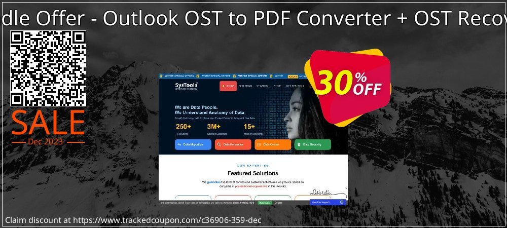 Bundle Offer - Outlook OST to PDF Converter + OST Recovery coupon on National Smile Day promotions