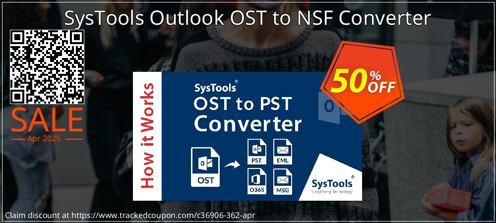 SysTools Outlook OST to NSF Converter coupon on April Fools Day sales