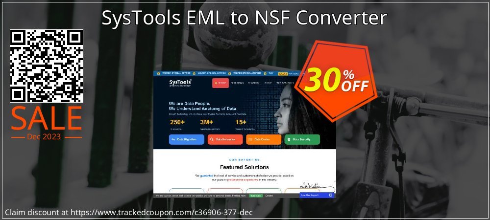 SysTools EML to NSF Converter coupon on April Fools' Day discounts