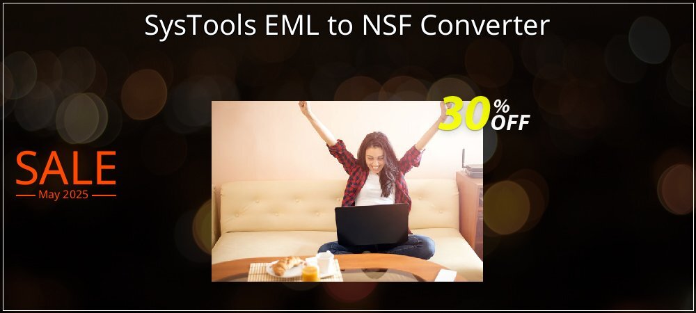 SysTools EML to NSF Converter coupon on Graduation 2025 promotions