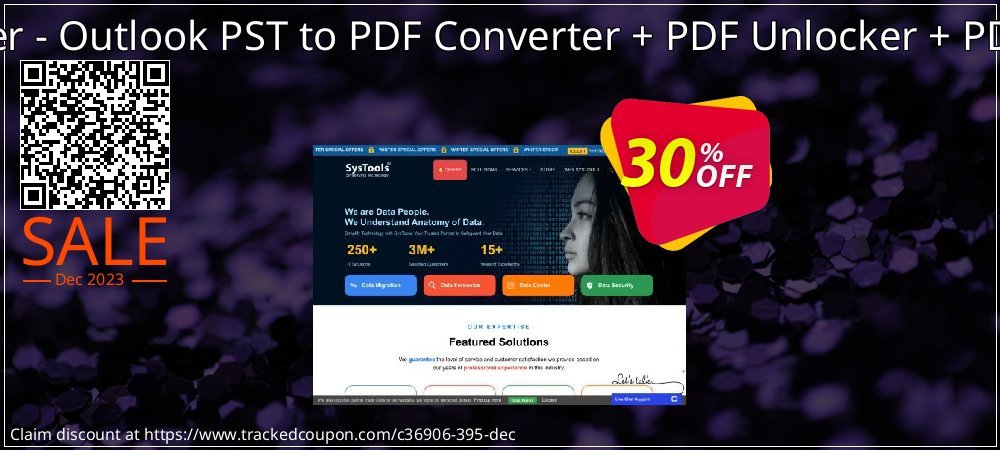 Bundle Offer - Outlook PST to PDF Converter + PDF Unlocker + PDF Recovery coupon on National Walking Day discounts