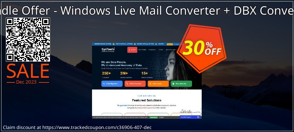 Bundle Offer - Windows Live Mail Converter + DBX Converter coupon on April Fools Day sales