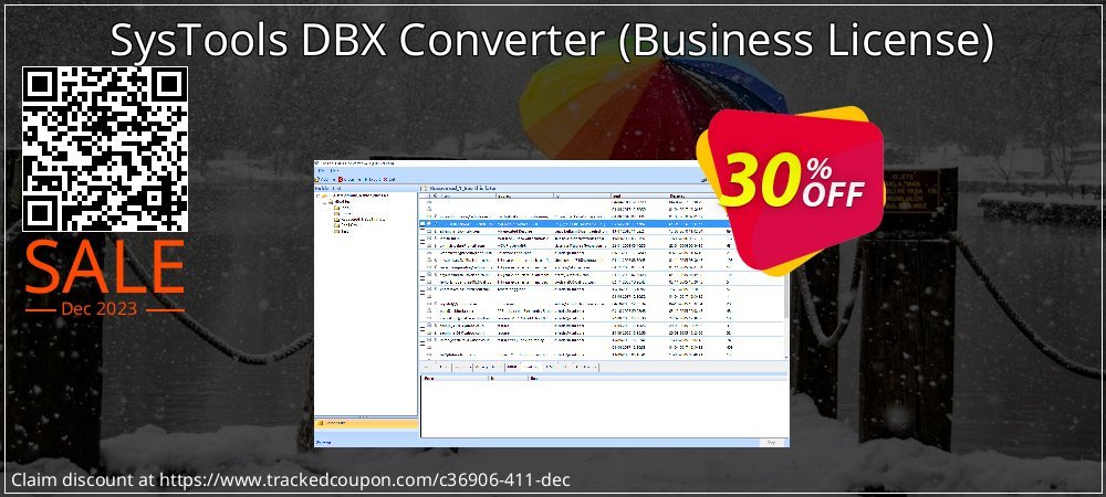 SysTools DBX Converter - Business License  coupon on World Party Day offering sales