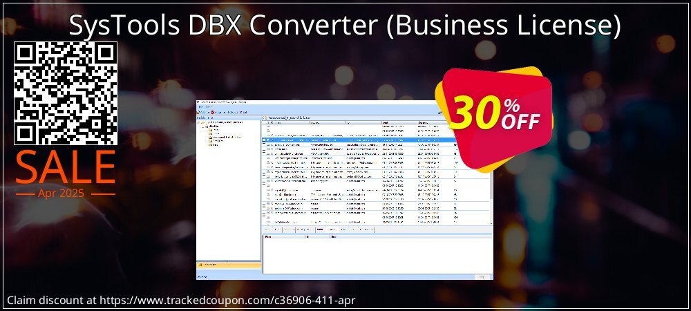 SysTools DBX Converter - Business License  coupon on World Party Day offering sales