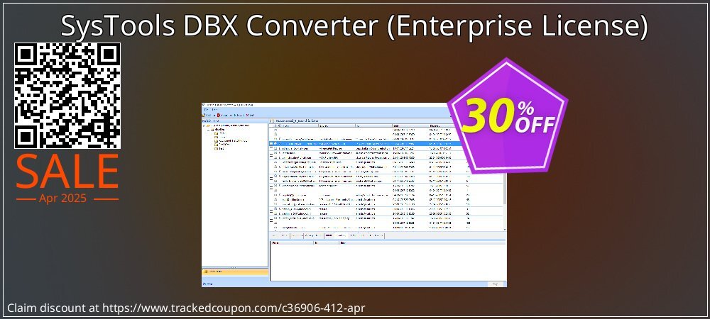SysTools DBX Converter - Enterprise License  coupon on Working Day discounts