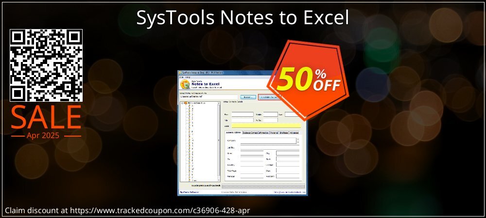 SysTools Notes to Excel coupon on Virtual Vacation Day discount