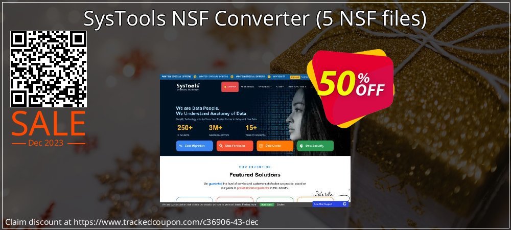 SysTools NSF Converter - 5 NSF files  coupon on Easter Day super sale