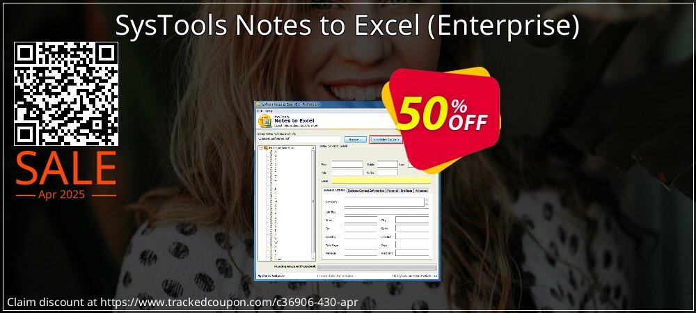 SysTools Notes to Excel - Enterprise  coupon on National Walking Day super sale