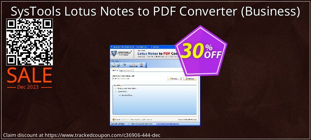 SysTools Lotus Notes to PDF Converter - Business  coupon on Tell a Lie Day offer