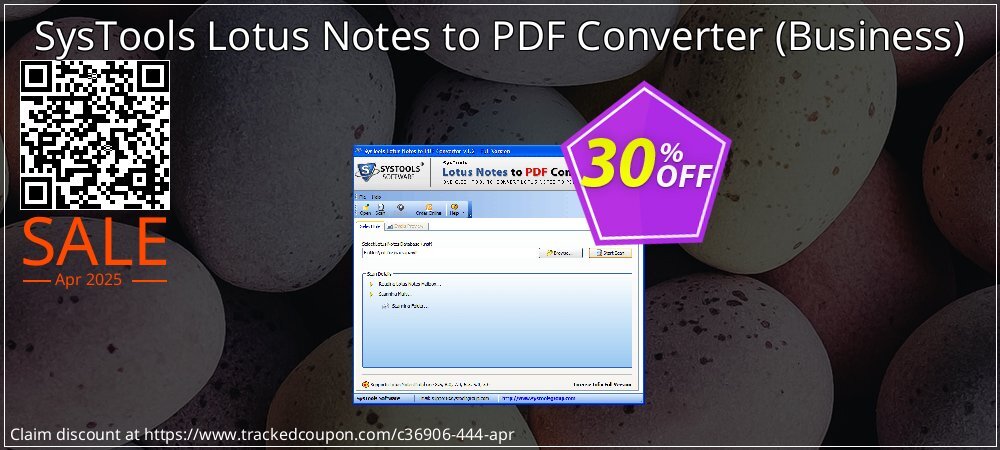 SysTools Lotus Notes to PDF Converter - Business  coupon on World Password Day discount