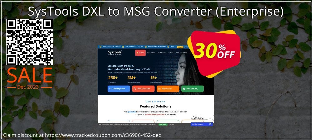 Claim 30% OFF SysTools DXL to MSG Converter - Enterprise Coupon discount May, 2021