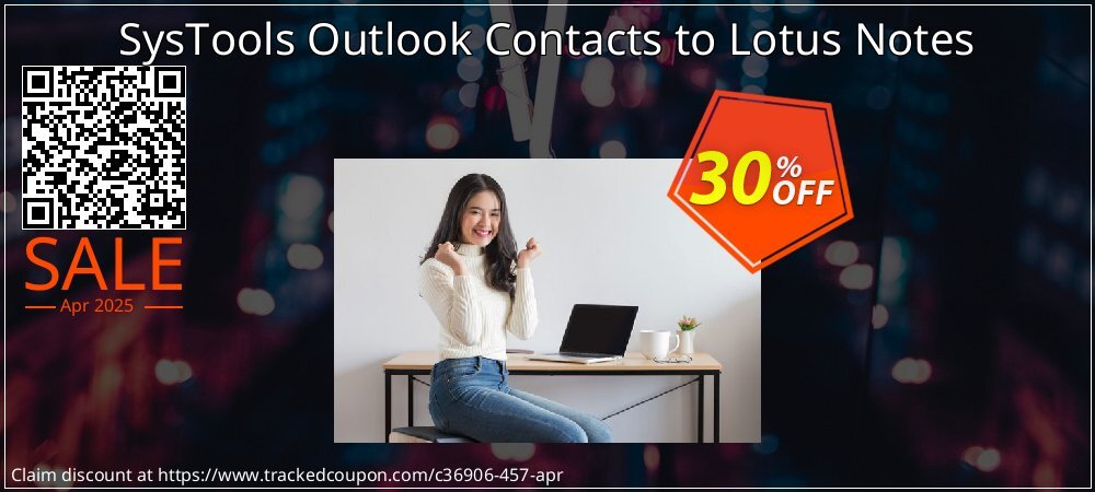 SysTools Outlook Contacts to Lotus Notes coupon on Working Day discounts