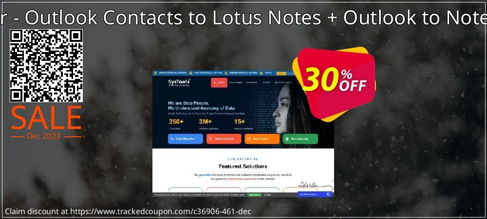 Bundle Offer - Outlook Contacts to Lotus Notes + Outlook to Notes - Business  coupon on National Loyalty Day offer