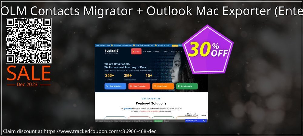 Bundle Offer - OLM Contacts Migrator + Outlook Mac Exporter - Enterprise License  coupon on Xmas Day discounts