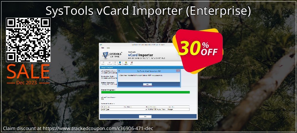 SysTools vCard Importer - Enterprise  coupon on World Party Day offer