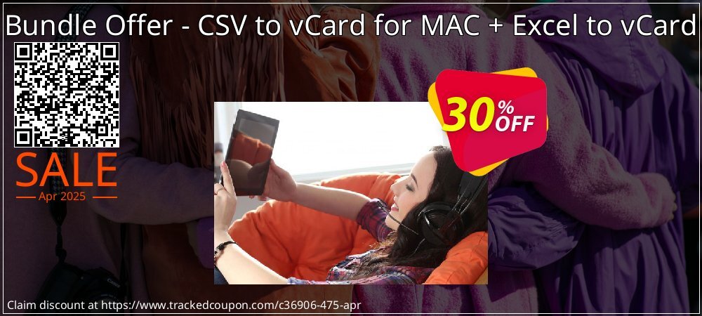 Bundle Offer - CSV to vCard for MAC + Excel to vCard coupon on National Walking Day super sale