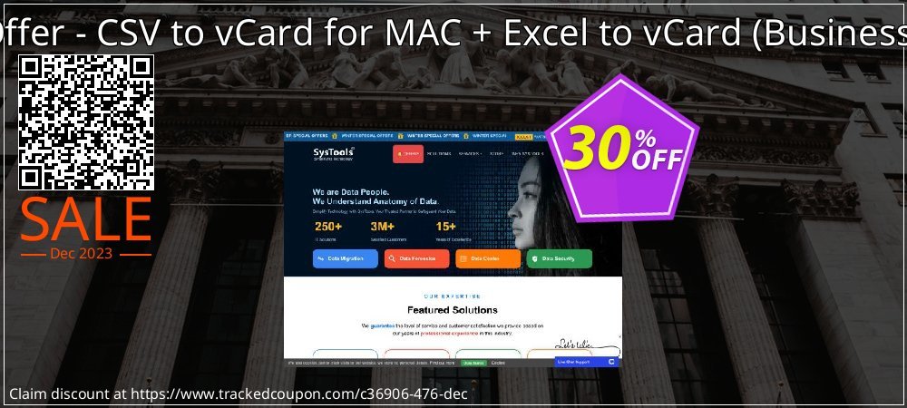 Bundle Offer - CSV to vCard for MAC + Excel to vCard - Business License  coupon on World Party Day discounts