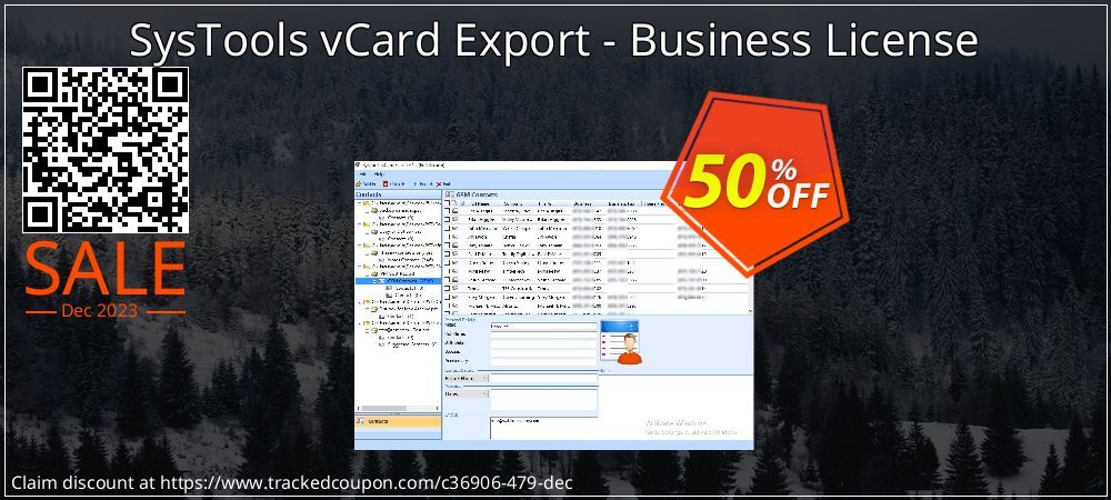 SysTools vCard Export - Business License coupon on Tell a Lie Day deals