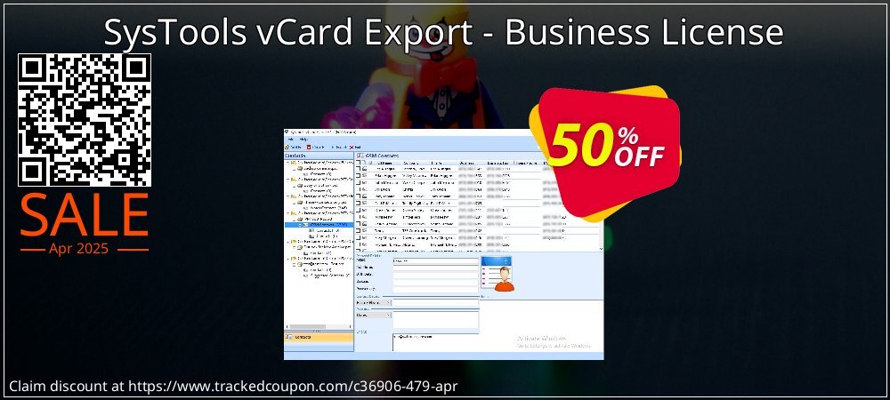 SysTools vCard Export - Business License coupon on Tell a Lie Day deals