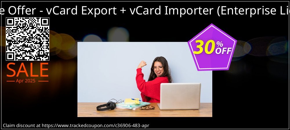 Bundle Offer - vCard Export + vCard Importer - Enterprise License  coupon on Constitution Memorial Day super sale