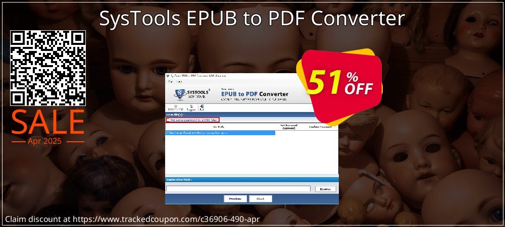 SysTools EPUB to PDF Converter coupon on World Backup Day offer