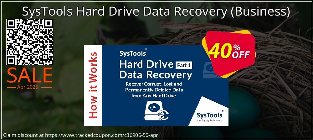 SysTools Hard Drive Data Recovery - Business  coupon on National Walking Day offering discount