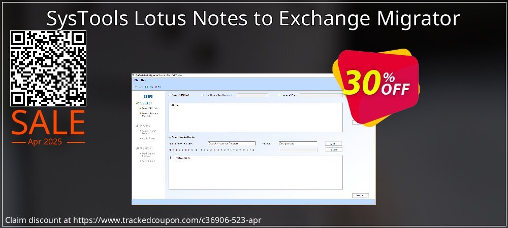 SysTools Lotus Notes to Exchange Migrator coupon on Constitution Memorial Day deals