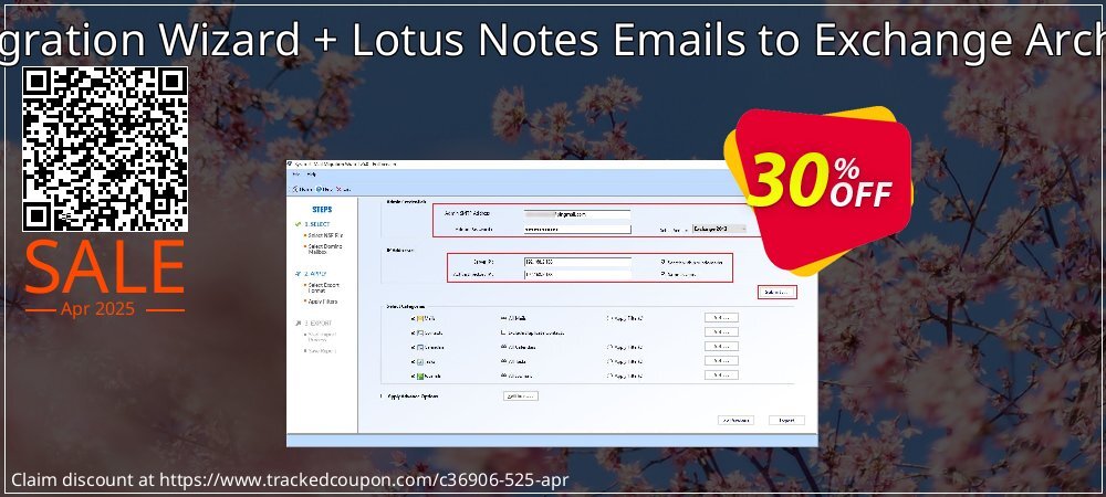 Bundle Offer - Mail Migration Wizard + Lotus Notes Emails to Exchange Archive - Business License  coupon on National Walking Day offer
