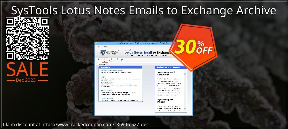 SysTools Lotus Notes Emails to Exchange Archive coupon on April Fools' Day offering discount