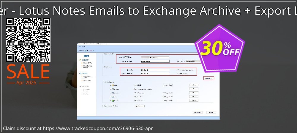 Bundle Offer - Lotus Notes Emails to Exchange Archive + Export Lotus Notes coupon on Mother Day promotions