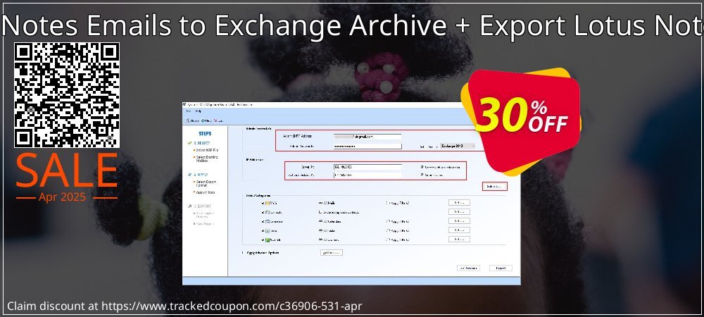 Bundle Offer - Lotus Notes Emails to Exchange Archive + Export Lotus Notes - Business License  coupon on National Loyalty Day sales