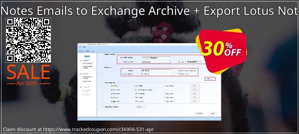 Bundle Offer - Lotus Notes Emails to Exchange Archive + Export Lotus Notes - Business License  coupon on World Party Day promotions