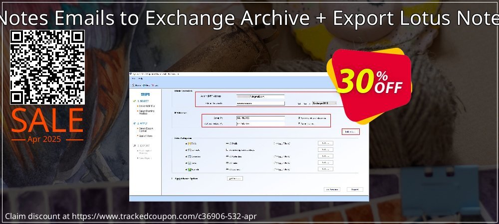 Bundle Offer - Lotus Notes Emails to Exchange Archive + Export Lotus Notes - Enterprise License  coupon on April Fools' Day sales