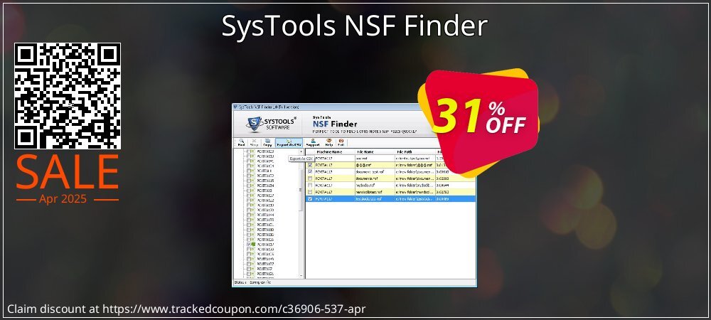 SysTools NSF Finder coupon on April Fools Day offering discount