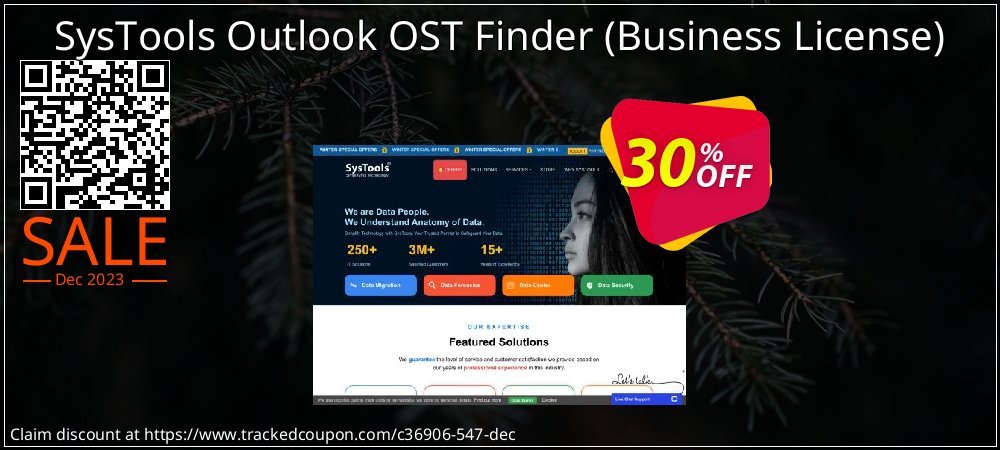 SysTools Outlook OST Finder - Business License  coupon on April Fools Day offering sales