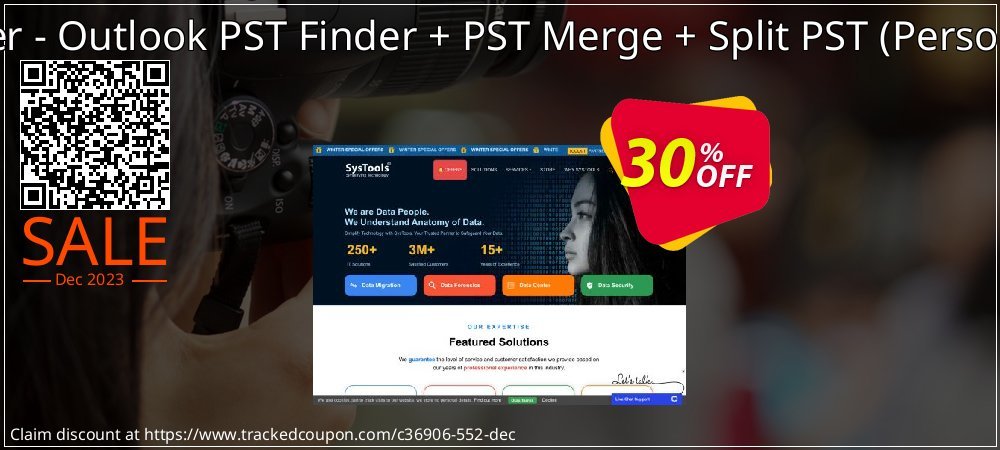 Bundle Offer - Outlook PST Finder + PST Merge + Split PST - Personal License  coupon on April Fools Day deals