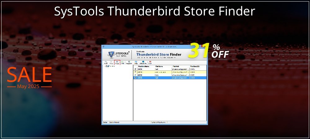 SysTools Thunderbird Store Finder coupon on National Walking Day offering sales