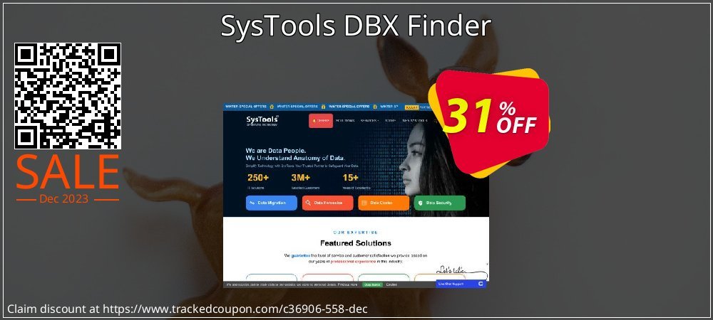 SysTools DBX Finder coupon on Easter Day promotions