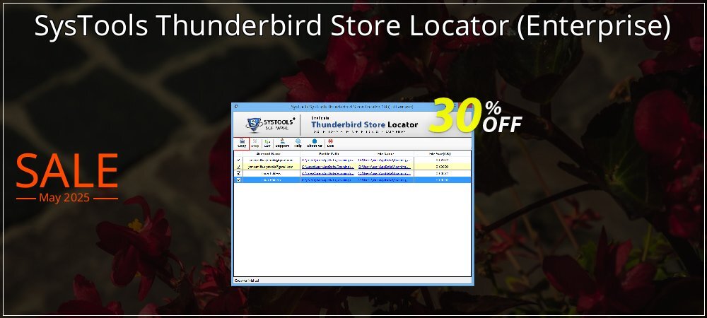 SysTools Thunderbird Store Locator - Enterprise  coupon on National Pizza Party Day offering sales