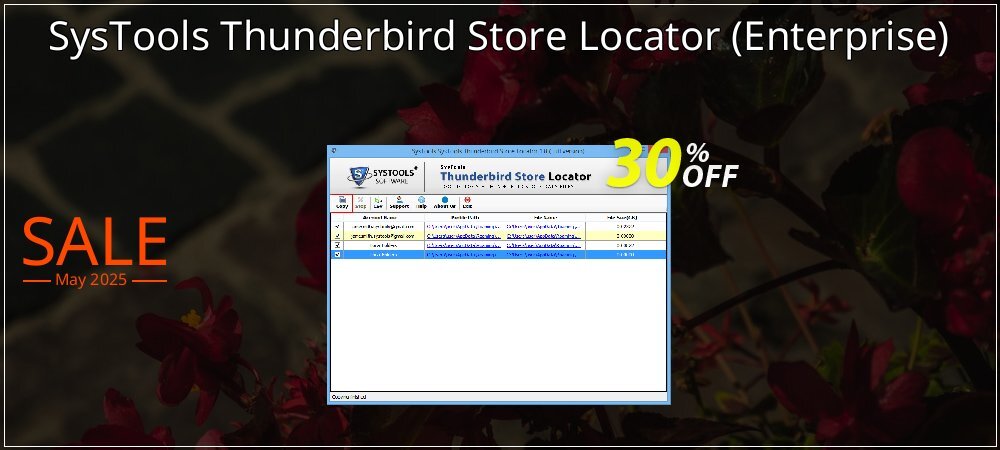 SysTools Thunderbird Store Locator - Enterprise  coupon on Easter Day offering discount