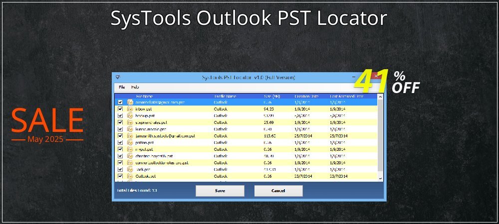 SysTools Outlook PST Locator coupon on April Fools' Day promotions