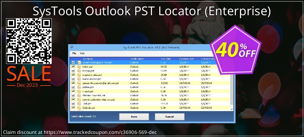 SysTools Outlook PST Locator - Enterprise  coupon on Tell a Lie Day deals
