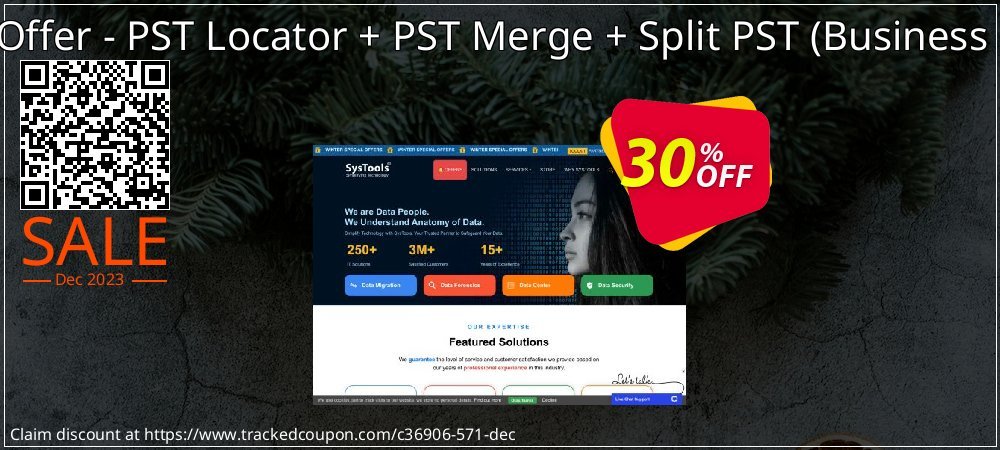 Bundle Offer - PST Locator + PST Merge + Split PST - Business License  coupon on Egg Day offering sales