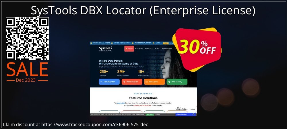 SysTools DBX Locator - Enterprise License  coupon on National Walking Day discounts