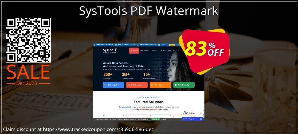 SysTools PDF Watermark coupon on World Whisky Day deals
