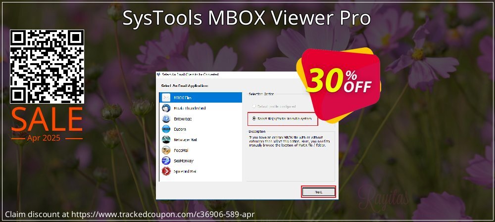 SysTools MBOX Viewer Pro coupon on World Password Day offering discount