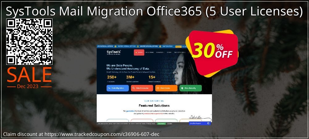SysTools Mail Migration Office365 - 5 User Licenses  coupon on April Fools' Day discount