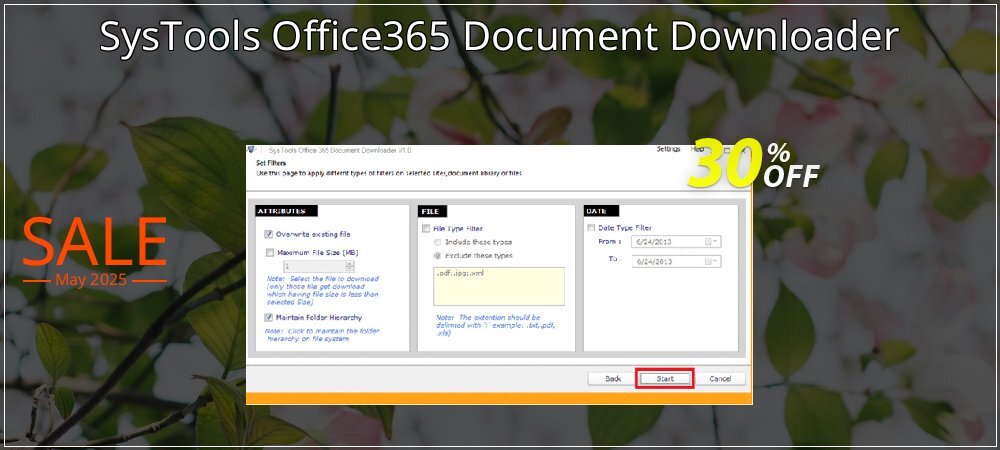 SysTools Office365 Document Downloader coupon on Palm Sunday super sale