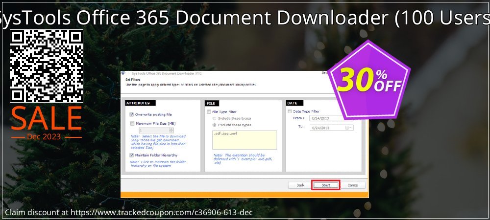 SysTools Office 365 Document Downloader - 100 Users  coupon on Easter Day sales