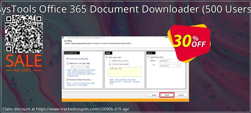 SysTools Office 365 Document Downloader - 500 Users  coupon on Mother Day discount